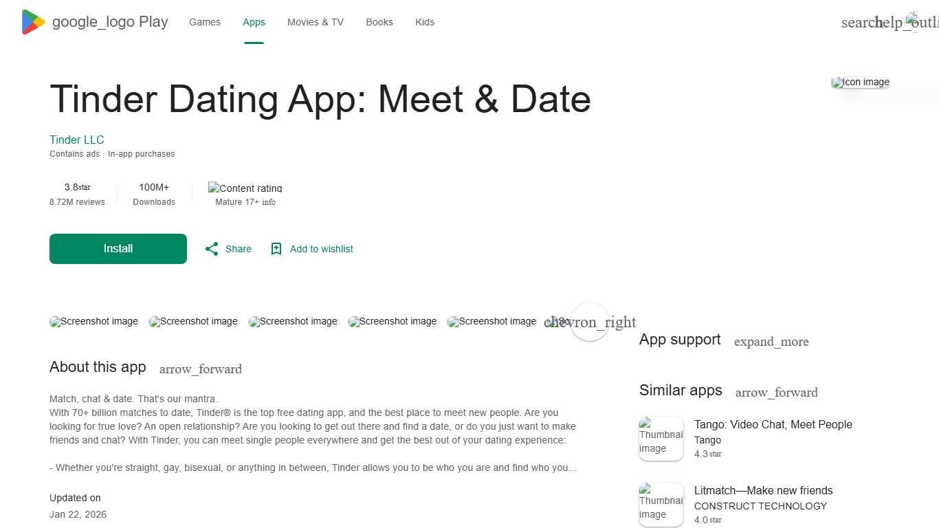 Tinder Dating App: Meet & Date - Apps on Google Play